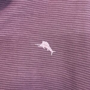 Tommy Bahama Men’s Golf Polo Shirt Size L Purple Short Sleeve